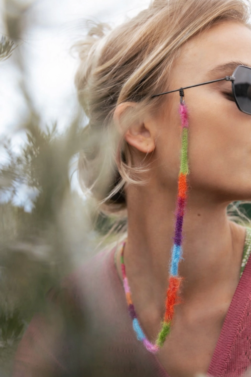 Cordon en mohair et soie 